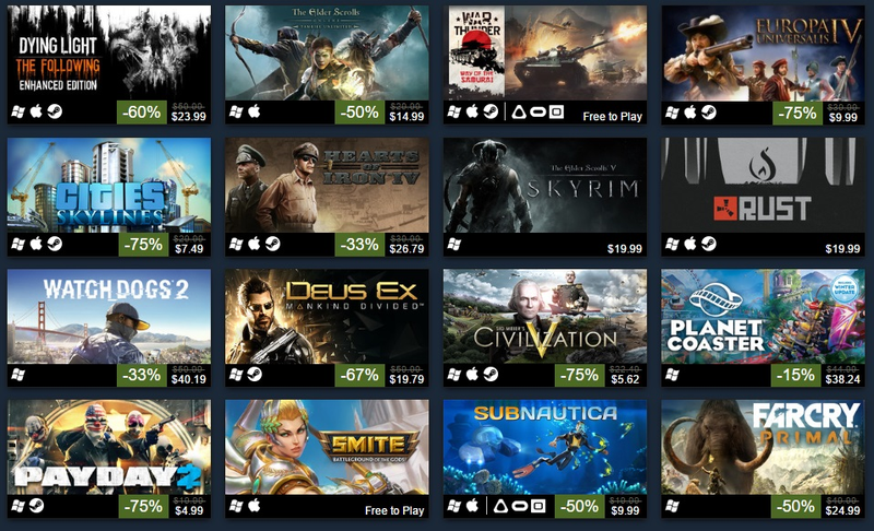 Illustration for article titled Estos fueron los 100 juegos más vendidos en Steam durante 2016